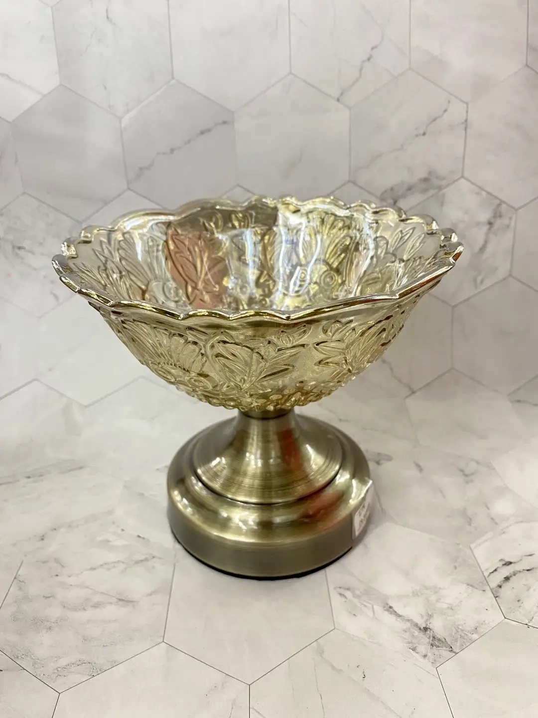 
2021 new crown glass sugar bowl with lid for wedding holiday 