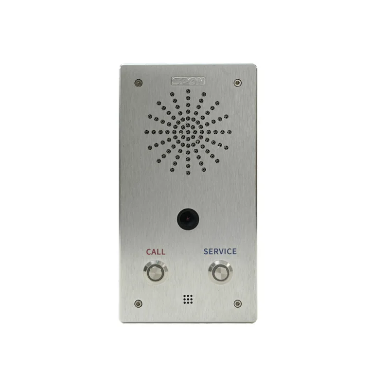 Ip Audio Intercom industrial With 2 Button for Emergency call Access control Remote communication Industry intercom and phone