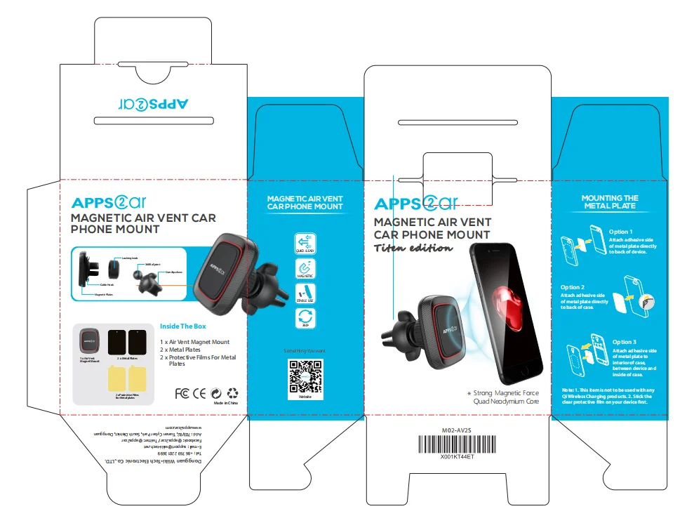 Wholesale mini air vent smartphone mobile magnet car mount magnetic car phone holder