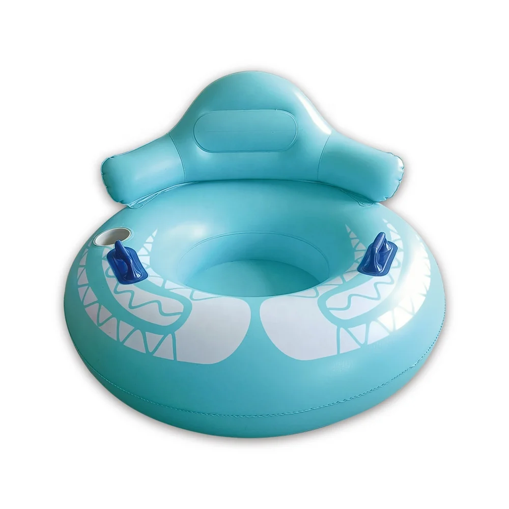 Float River PVC Heavy Inflatable Water Park Tube With Backrest for Sale