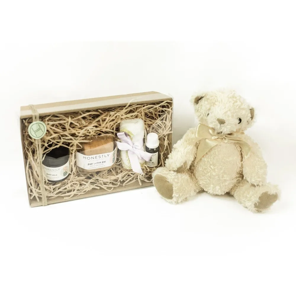 
HONESTLY Gift Pack: Nappy Balm 50ml + Baby Lotion Bar 30g + Sleep Oil 10ml - Hand Made in Australia 