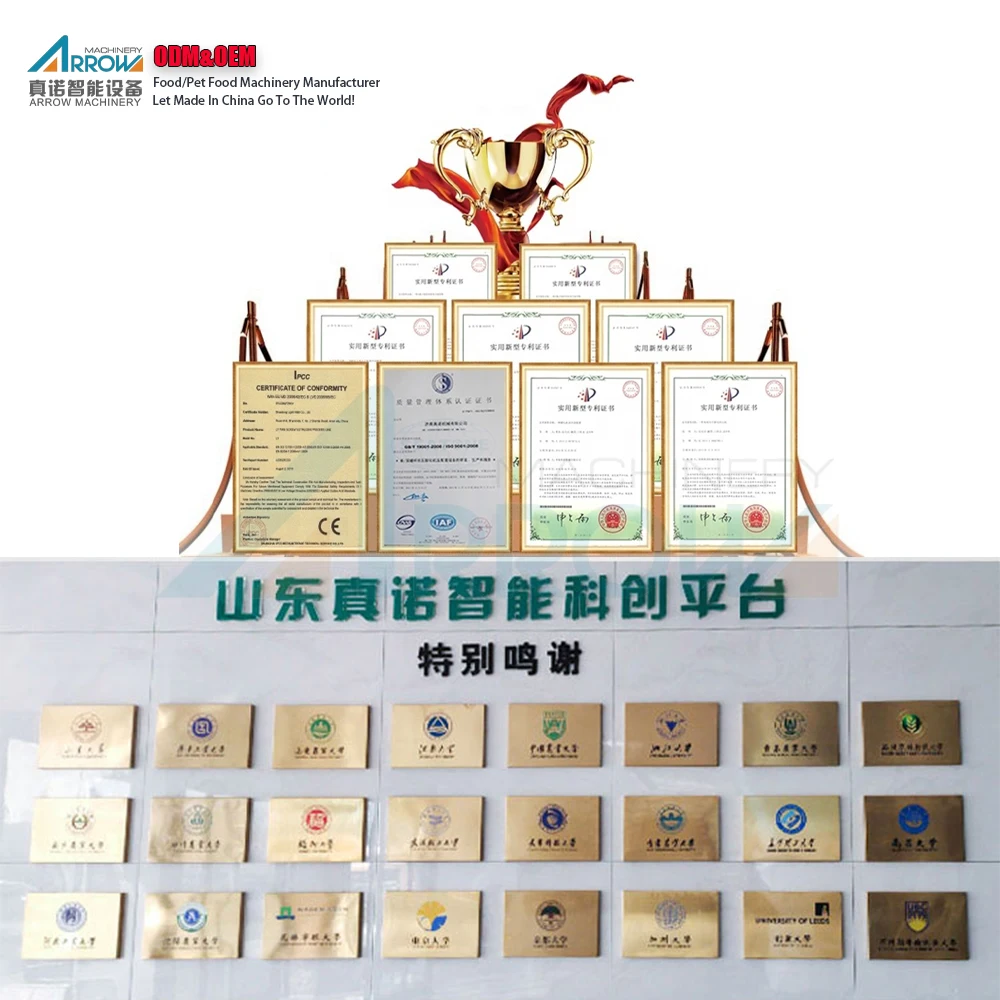 Prepaid 2000kg/h European Standard Ce  Wet Type Floating Fish Feed Extruder Plant Aquarium Fish Food Processing Machine
