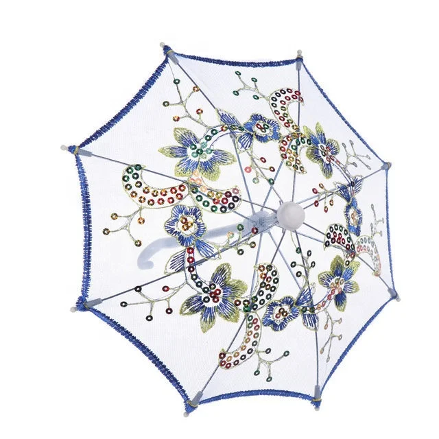 Mini Doll Colorful Umbrella Toys New Lace Umbrella Doll Accessories for dolls toy Random color