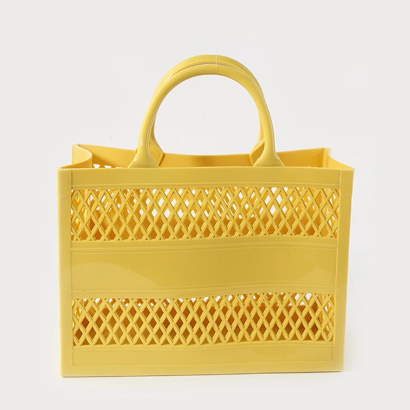 Guangzhou Supplier New Plastic PVC Purse for Girls Retro Style Jelly Purse Cute Beach Bag