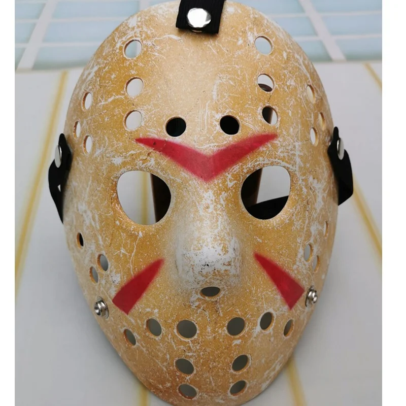 Plastic Halloween Blank Jason Voorhees Mask Horror Party Slasher Cosplay