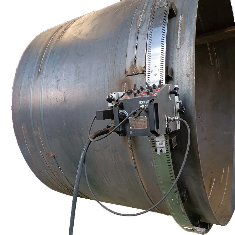 WHL-III Flexible Rails Multifunctional Seam Welding machine for tank construction can be welded horizontally and vertically