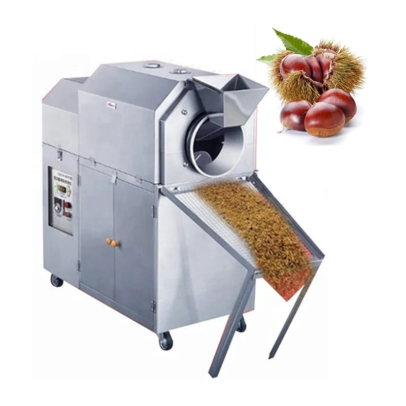 Industrial coffee bean peanut walnut roster roasting machine low price