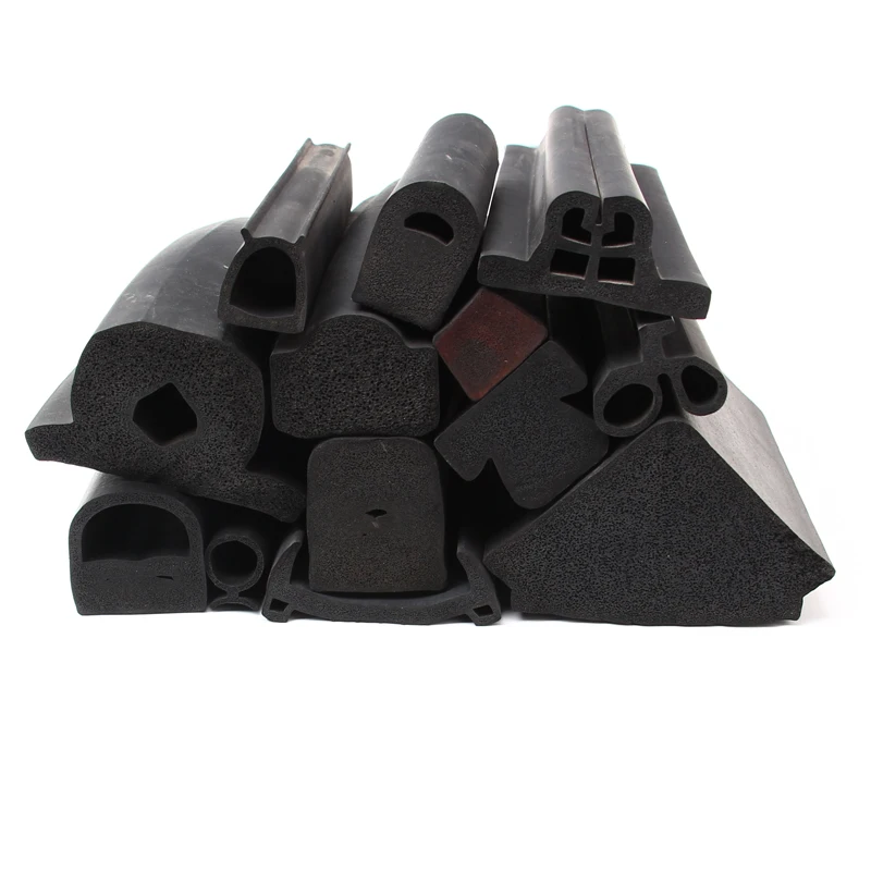 soft foam EPDM Sponge extruded Rubber Sealing Strip