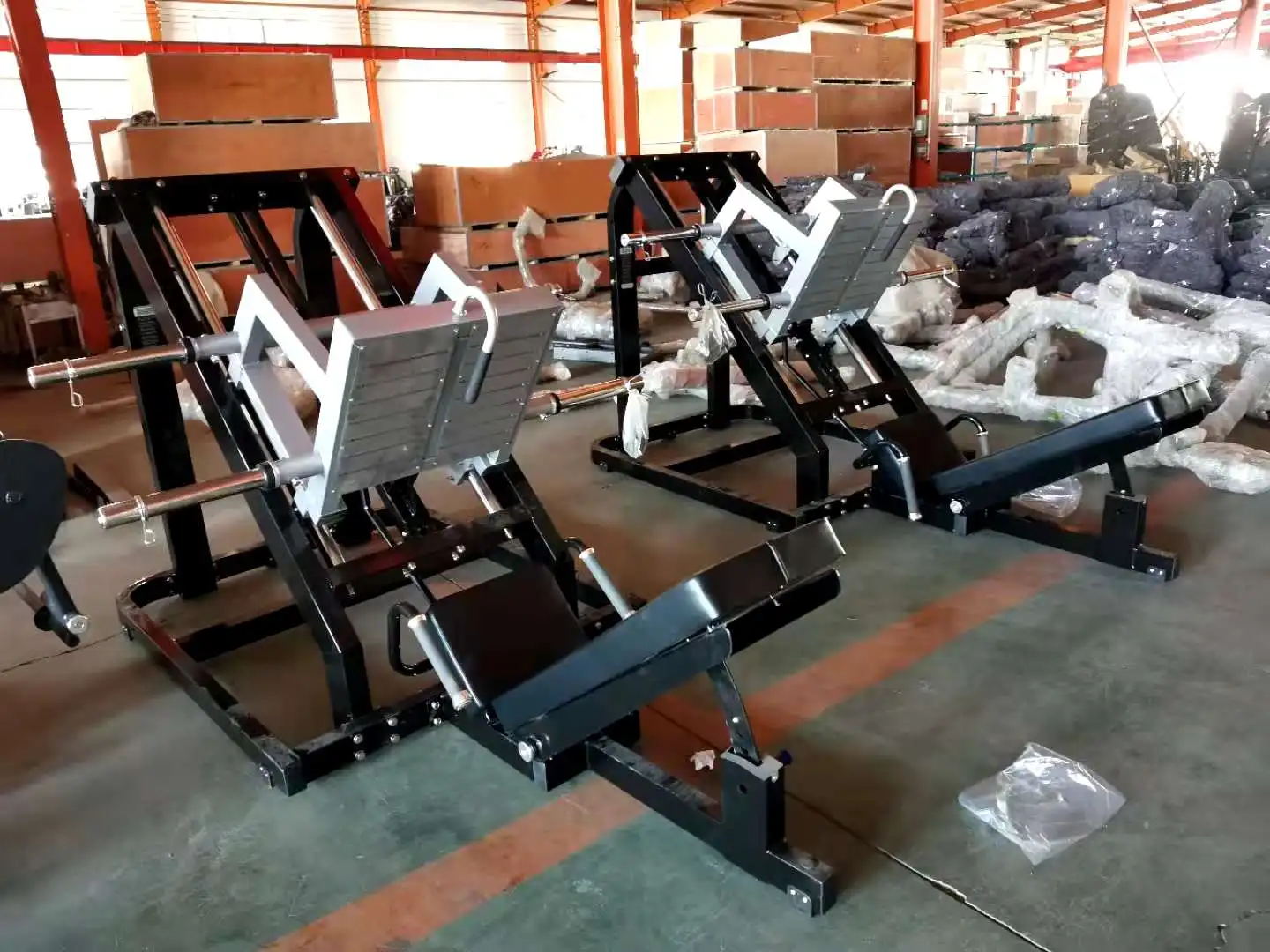 Plate load  Linear Leg Press  Fitness Strength Machine