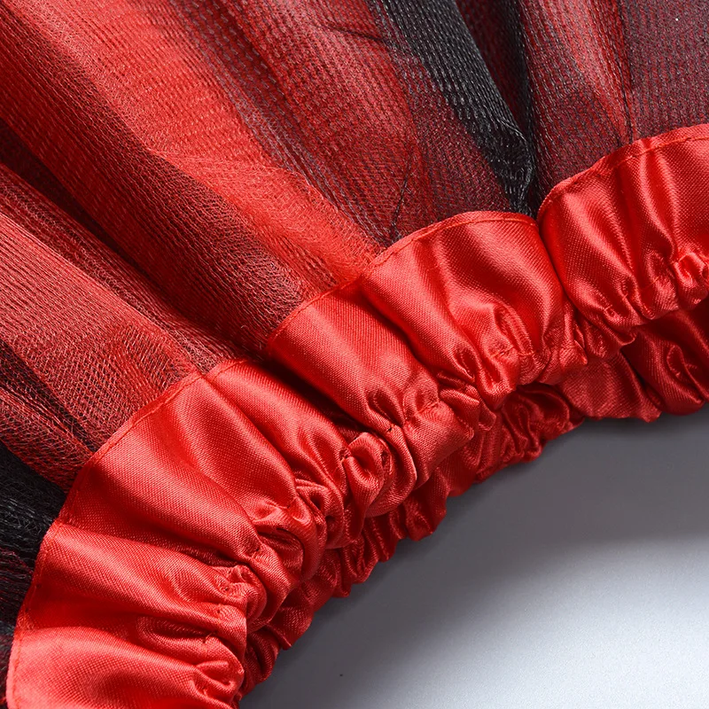 FuYu Factory Wholesale Girls Rainbow Colorful Mesh Custom Fashion tutu Dress For Babys