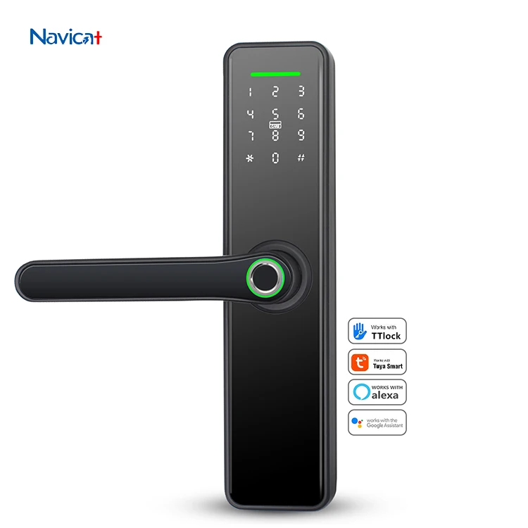 Smart Fingerprint Electronic Digital Keyless Entry Code Key Keypad door Lock for Office Airbnb