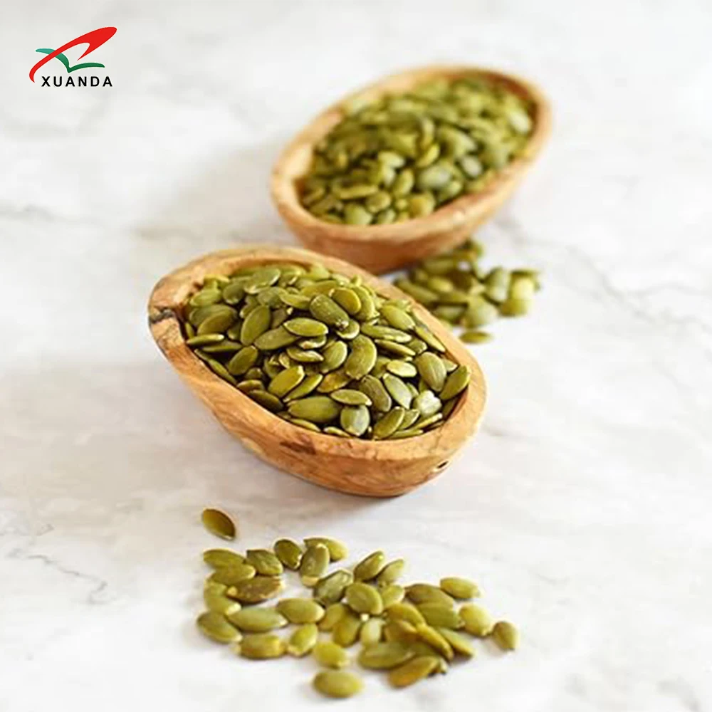 Wholesale Price Shine Skin Pumpkin Seed New Crop Peeled Shelled green Pumpkin Seeds Kernels China Pumpkin Seeds Price