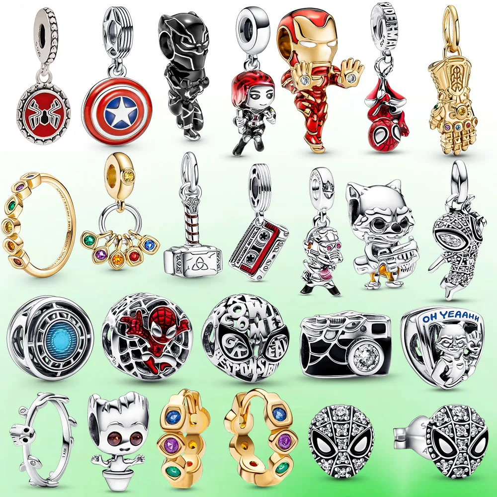 2024 Newest high quality real 925 sterling silver pandoraerbracelets charms for jewelry making