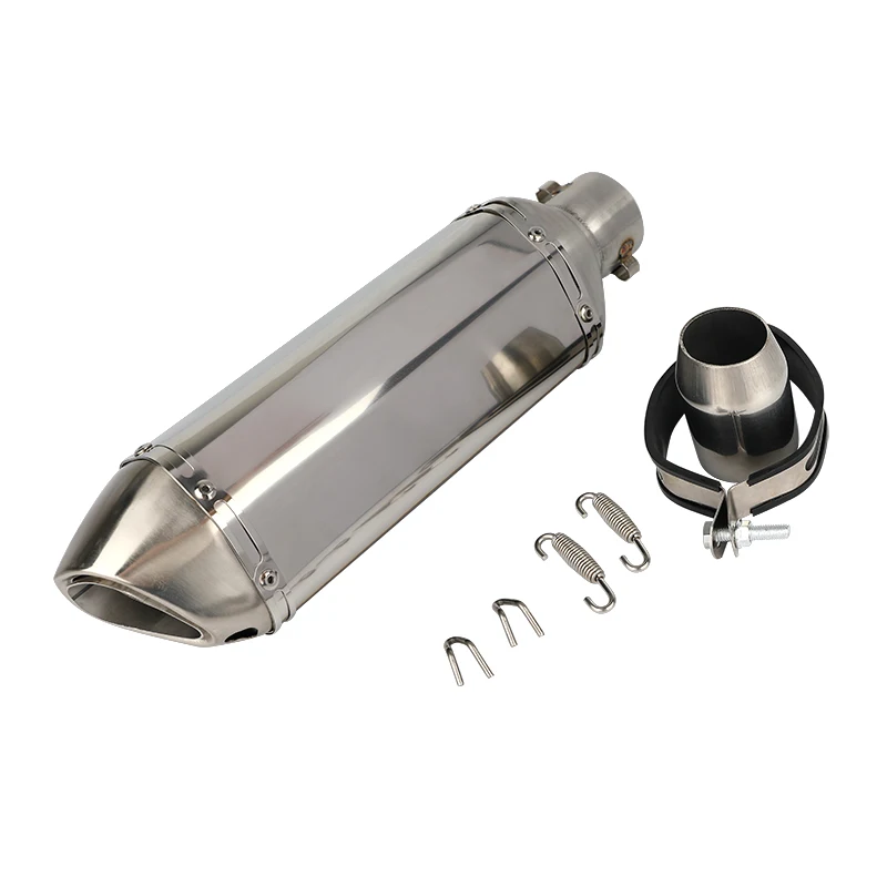 Universal 51mm Motorcycle Modify Motocross For Fz6 Cbr250 Cb600 Mt07 Atv Dirt Pit Bike Fmf Exhaust Muffler