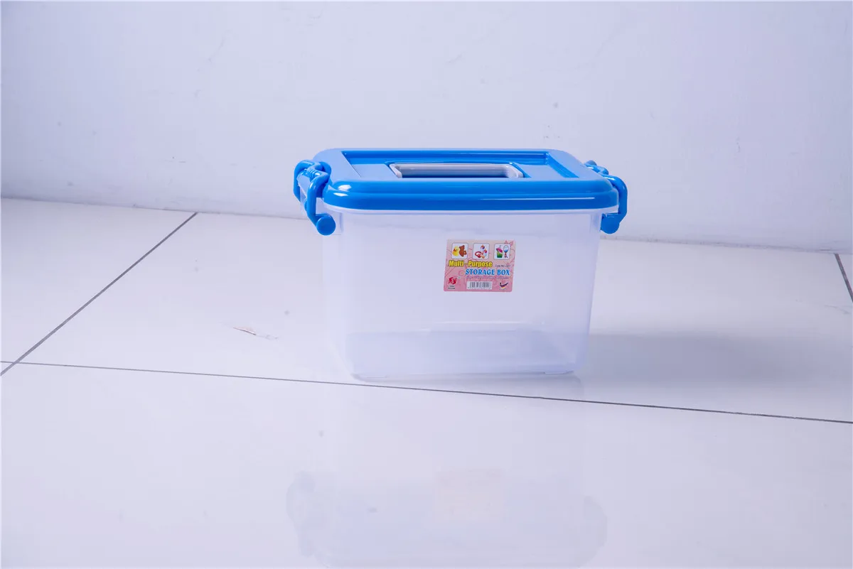 Top Selling 70L Plastic Transparency Multipurpose Storage Box Suitable For Books Magazines Toy Storing Sleek and Simple Design