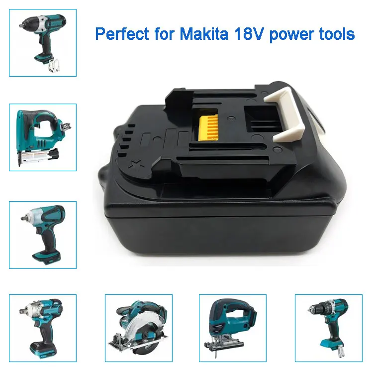 18V 3Ah Batterie Rechargeable Lithium Ion Battery Pack For Makitas Power Tools Cordless Drill Combo Kit BL1850B BL1860