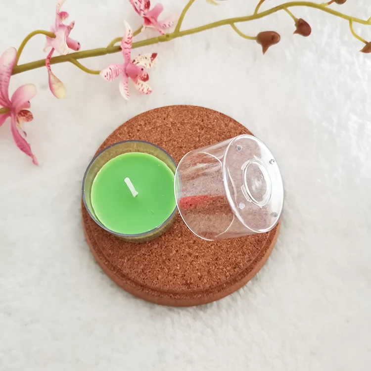 ПК материал поликарбонат • круглая форма свечи tealight пластиковых держателей автомобильных