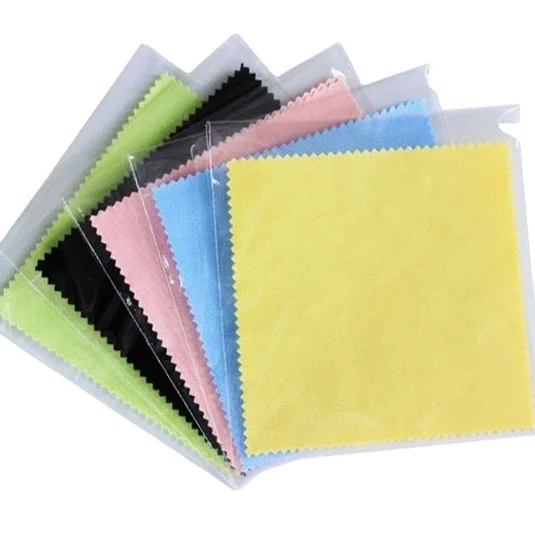 50 colors customized logo and package Jewelry Cleaning Cloth