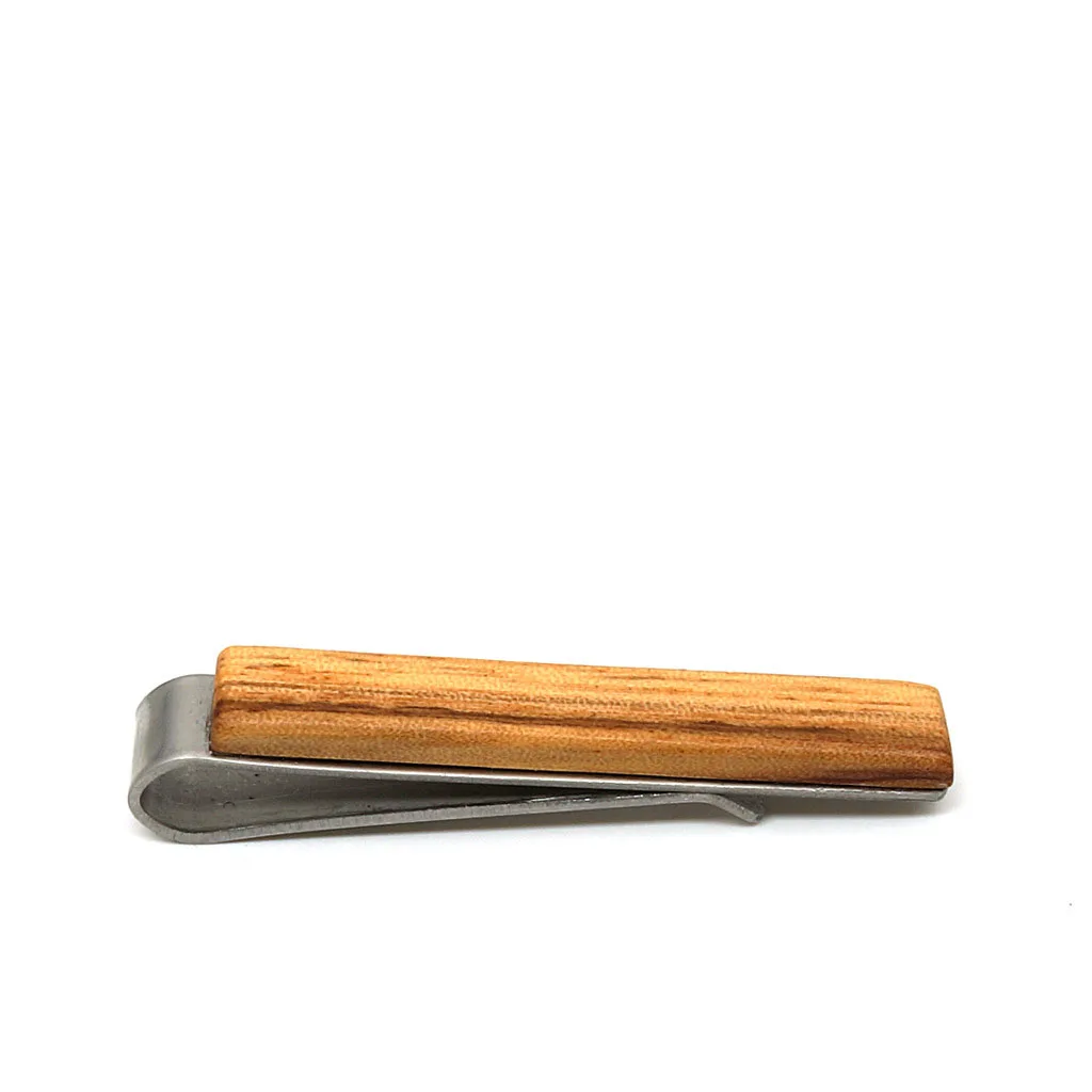 Аксессуары для галстука из цельного дерева Мужской зажим для воротника оригинальный деревянный зажим для галстука на заказ