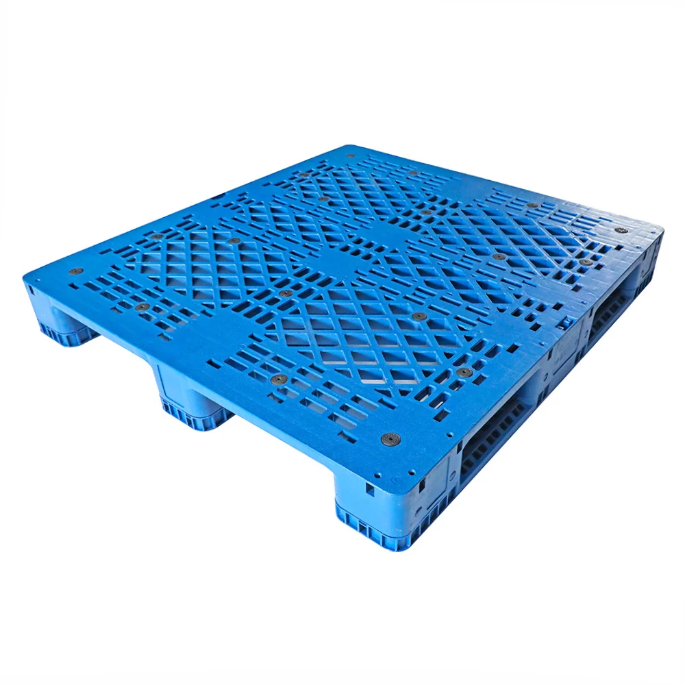 Industrial Recycled Euro  HDPE Transportation Racking Plastic Pallets Manufacturers for Warehouse Storage
