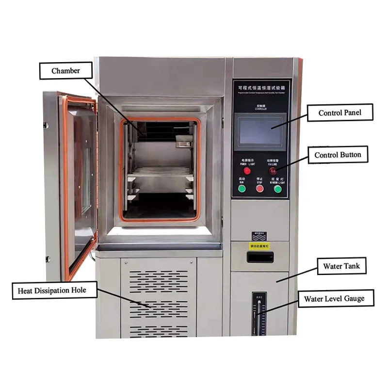 -70C~180C 50L~1000L Programmable Temperature and Humidity Test Chamber