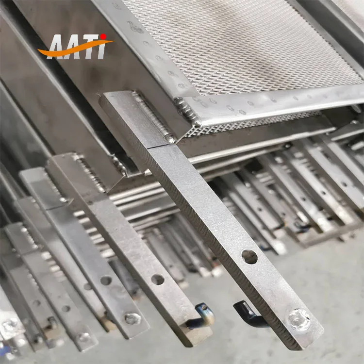 Gr1 Gr2 custom Titanium anode basket for plating electroplating titanium baskets anode baskets bag