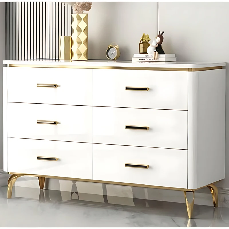 Audrey Modern Living Room Storage Cabinet Furniture Double Doors Drawers of Chest 2 Wooden Chest of Drawers