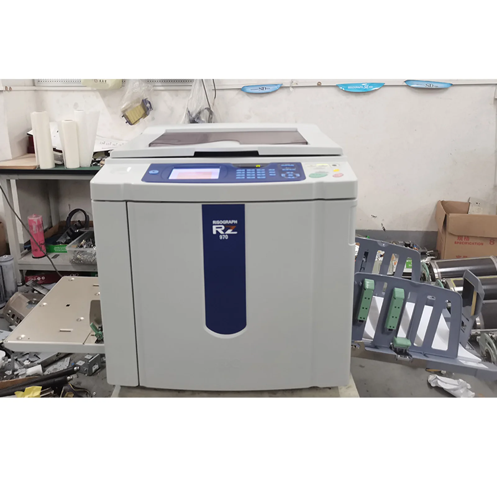 Used Original Riso Photocopy Machine 180 Pages Per Minute RZ970/770 High Speed Refurbished Riso Printer For Riso RZ Series