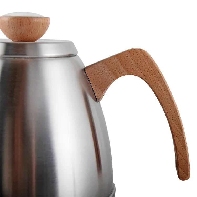 Hot Sale Pour Over Coffee Drip Kettle 1.0L Stainless Steel Gooseneck Coffee Tea Kettle