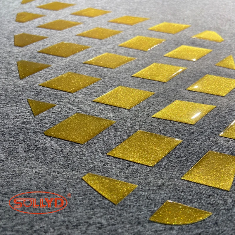 SOLLYD GOLD SILICONE INKS FOR GLITTER EFFECTS