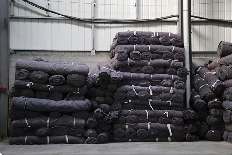 Factory good quality painter fleece drop cloth paint felt for floor protection paint recycled felt