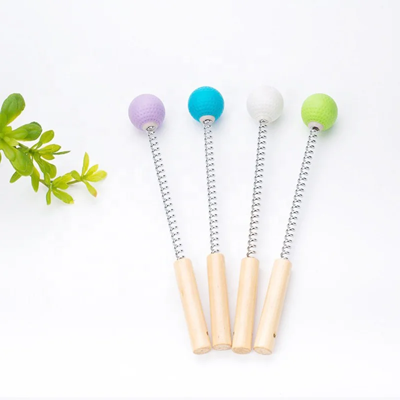 High quality durable Personal Back Massagers Products handheld portable  golf ball spring body massage hammer