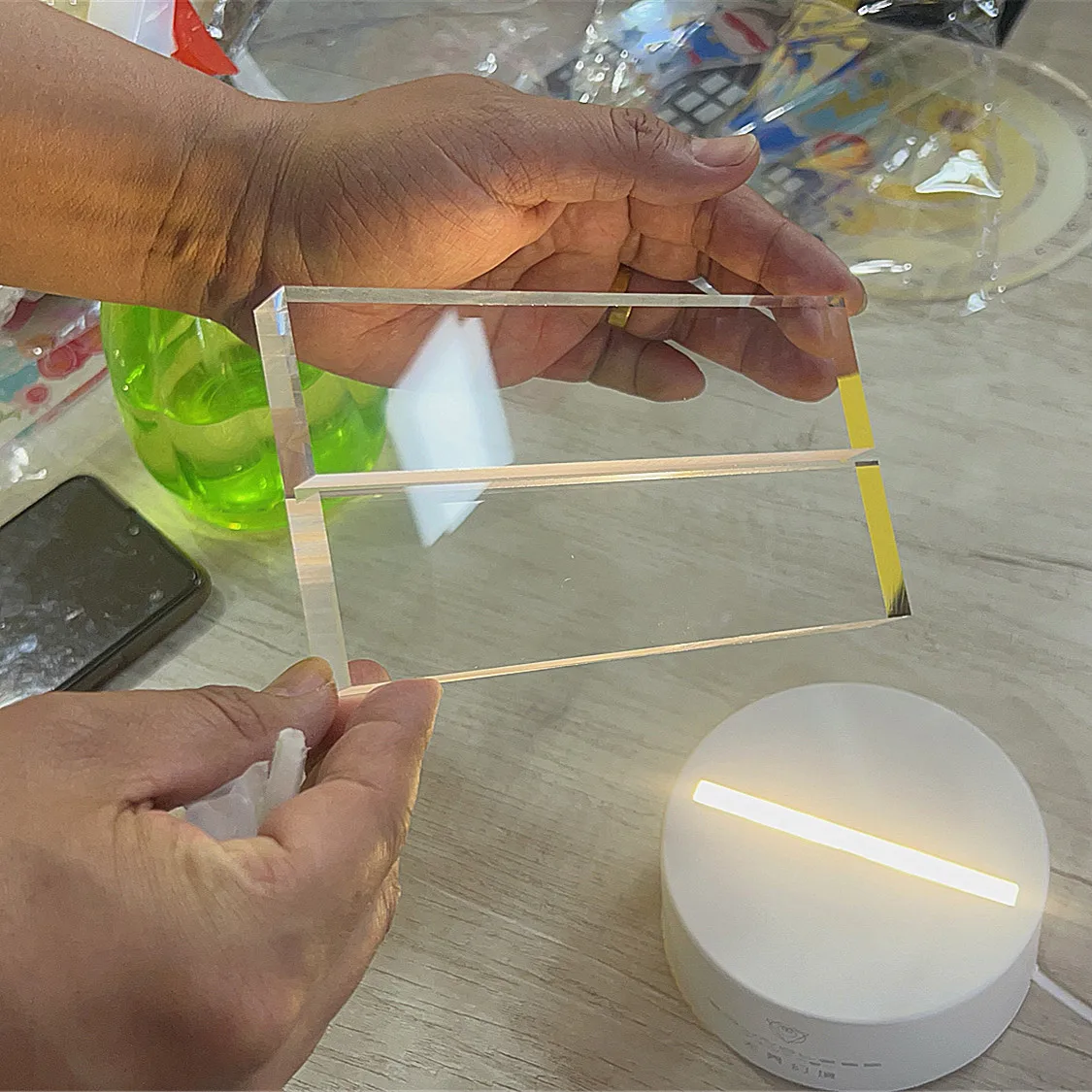 Заводская изготовленная на заказ прозрачная акриловая табличка с именами держатель для вывесок подставка карт свадебного знака