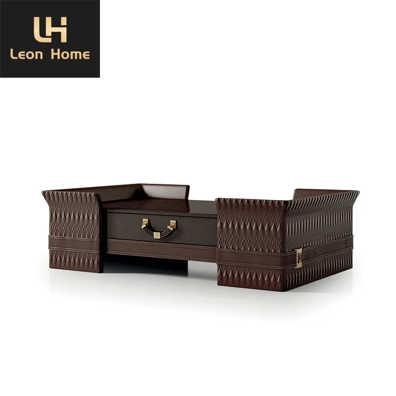 Custom unique vintage antique tea table with drawer living room furniture retro wooden tea coffee table