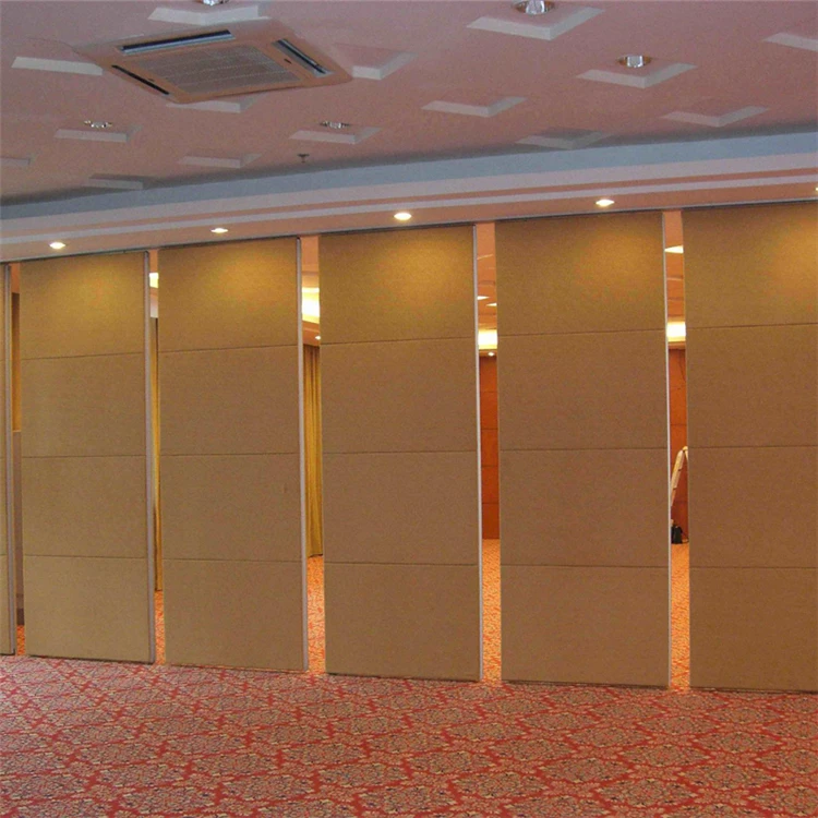 Hotel folding and sliding partitions foldable wall collapsible partition