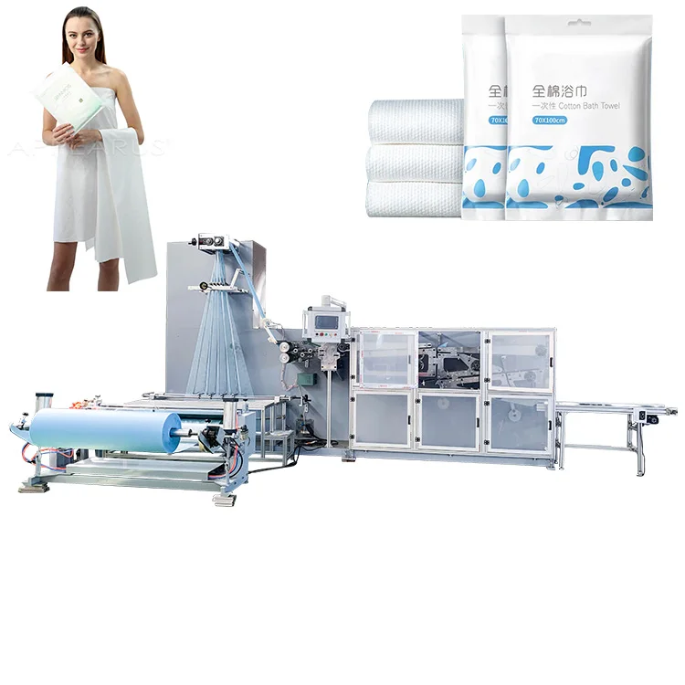 Одноразовые нетканые банное полотенце Складная машина