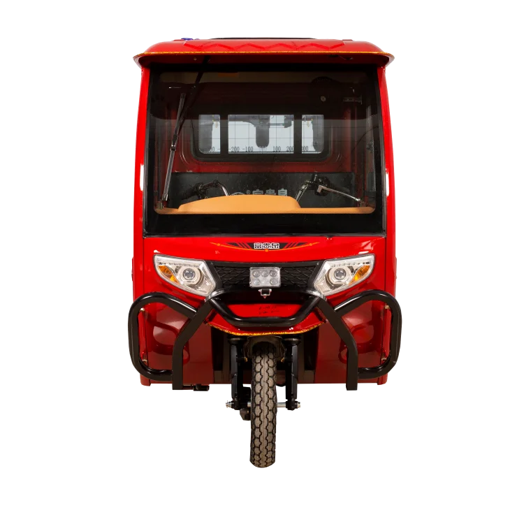 Half Enclosed Passenger and Cargo Mini Tuk with Cheap Price Heavy Loading Capacity E-scooter Wholesale Electric Cargo Bike