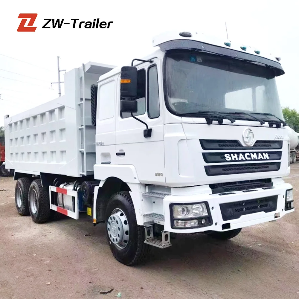 China shacman dump truck X3000 F3000 tipper truck 8x4 10 wheel 25-40ton Euro2/3 used dump truck for zambia