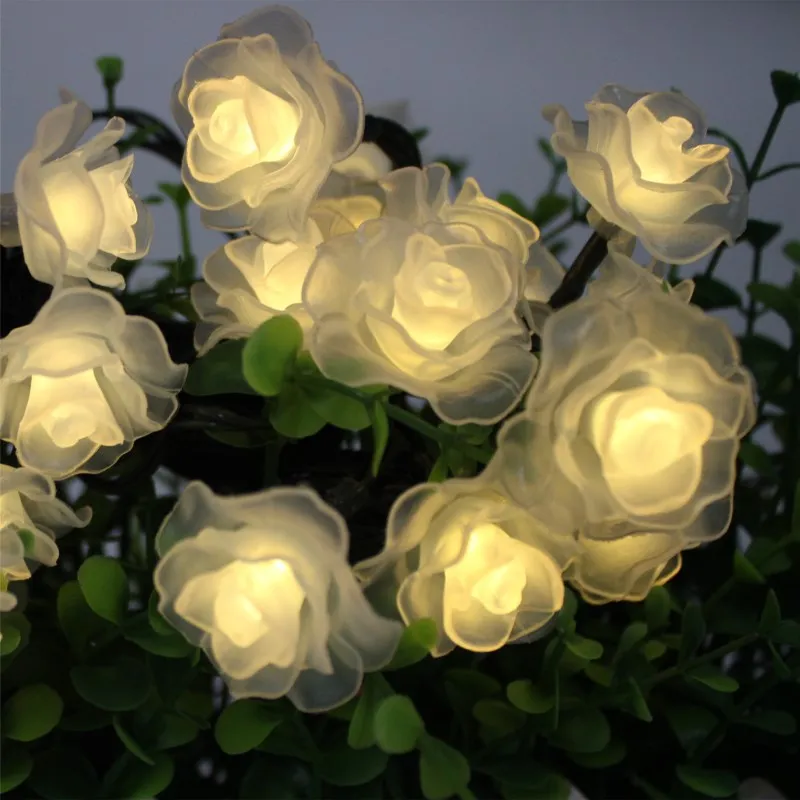 
Led Snowflake Lamp Battery Operated Holiday Lighting Strings Wedding Garden Party Christmas New Year Decoration 