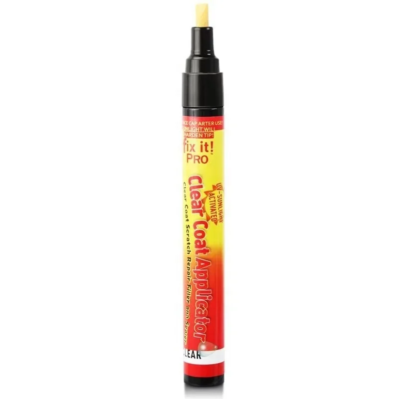 Automobile Paint Pen Car Scratch Repair Fix It Pro Clear Coat Applicator with Aluminum Tube