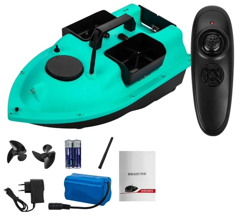 2020 Wireless Remote Control Fishing Bait Boat Fishing Feeder Fish Finder Device 430-540 Yards Remote Range Smart RC Bait Boat