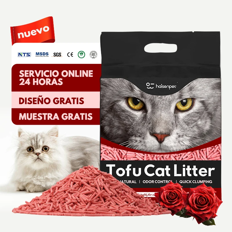 Fast Delivery	High Absorbency Lightweight Soft Cat Sand Dust Free Deodorization Tofu Cat Litter