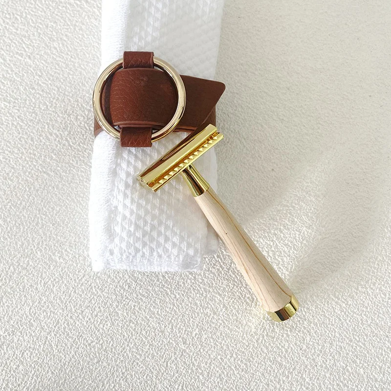 Shave Safety Razor Double Edge Blade Safety Metal Razor Rose Razor For Women