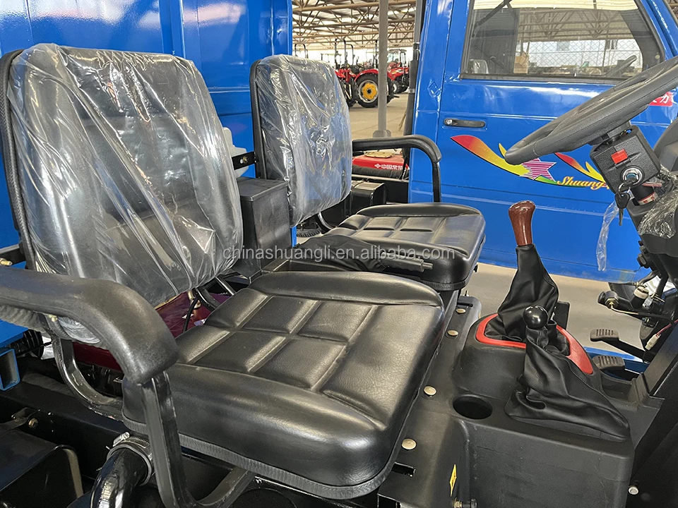 3 tons 4 tons 22hp 24hp 26hp 28hp 34hp heavy Cargo Diesel Motorized Tipper Three Wheeler Dump Tricycle for Africa