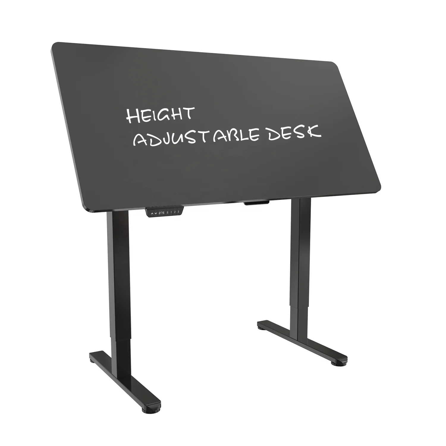 V-mounts office executive desk adjustable height electric table with Flip-up adjustable angle desktop JSD5-01-PF