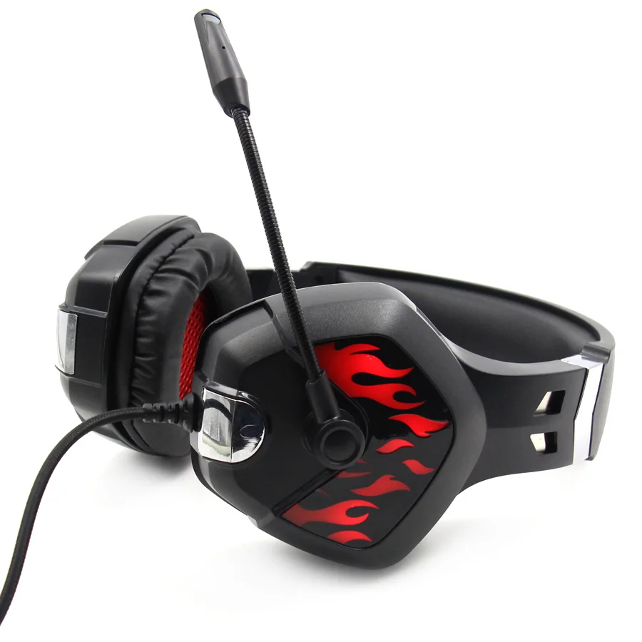 KOMC G316 Wired Earphone Over Ear Game Gaming Headphone Headset Headband