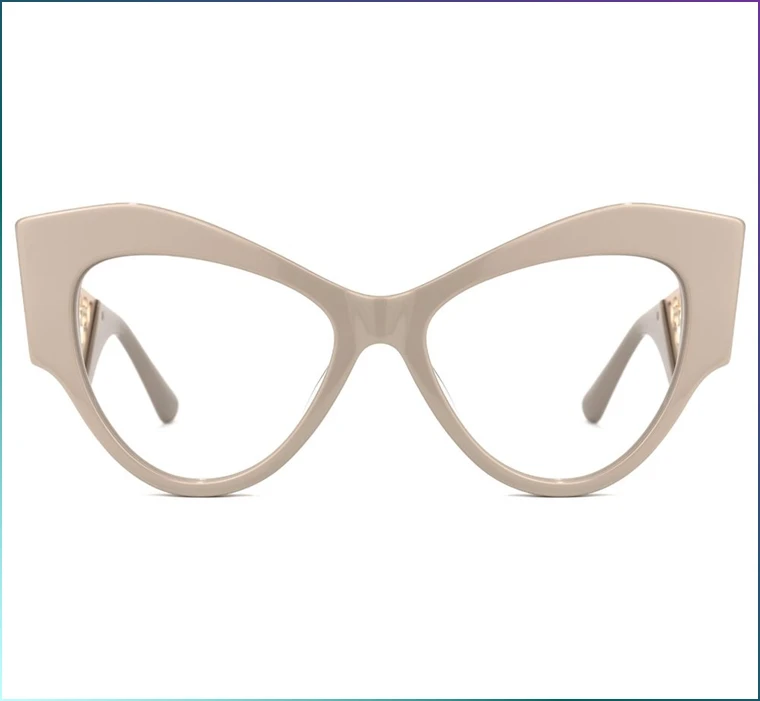 Unisex Leopard Eyeglasses Frames Women Anti Light Blocking Computer Blue Ray Glasses