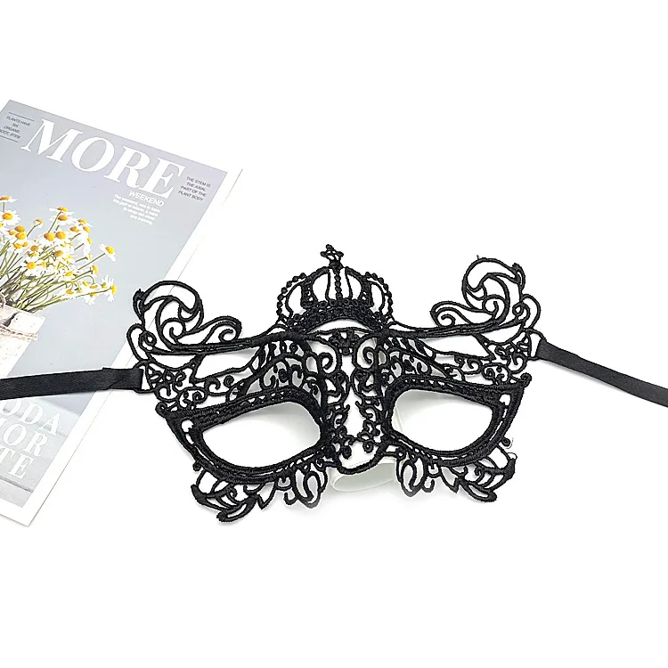 Best Selling Party Ball Halloween Mask Lace Props Half Face Sexy Bar Eye Mask