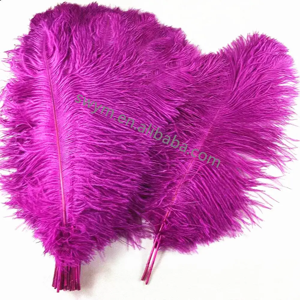Hot selling artificial for wedding hand fan ostrich feathers with low price