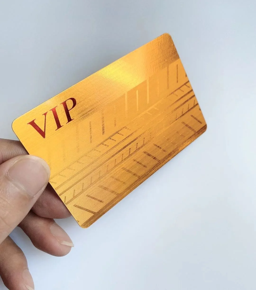 High Quality Customized Printing CR80 PVC Gold Silver Membership VIP Business Gift Card
